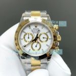 FH Factory 1:1 Copy Gain Weight Rolex 4131 Daytona White Index Dial Two-tone Watch 